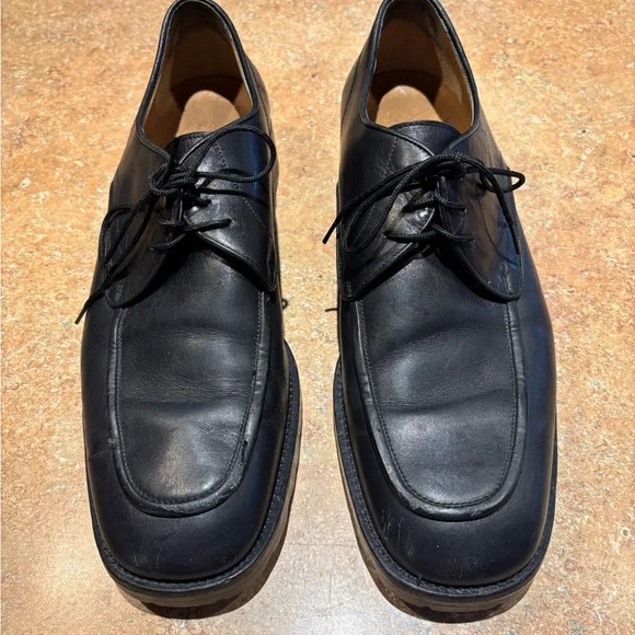 Bally | Shoes | Bally Black Oxfords Classic Leather Elegance  display picture 1